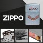 Immagine 2 - Zippo Accendino a Benzina Ricaricabile ed Antivento con Fantasia