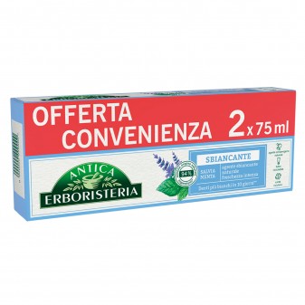 Antica Erboristeria Dentifricio Sbiancante Antibatterico con Salvia e Menta -...