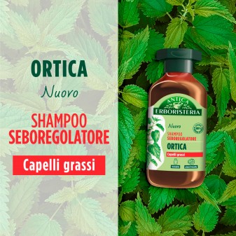 Antica Erboristeria Shampoo Seboregolatore Ortica per Capelli Grassi
