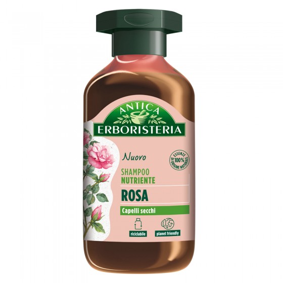 Antica Erboristeria Shampoo Nutriente Rosa per Capelli Secchi - Antica Erboristeria Shampoo Nutriente Rosa per Capelli Secchi -