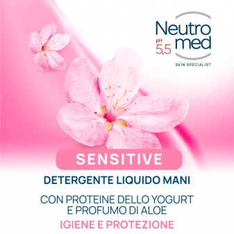 Neutromed Detergente Liquido Mani Sensitive con Proteine dello Yogurt