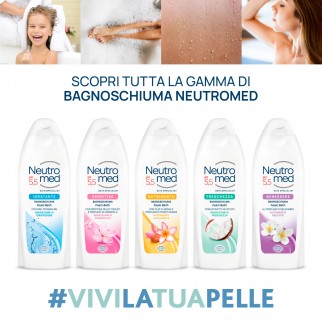 Neutromed Bagnoschiuma Idratante Detergente Corpo Delicato con Pro