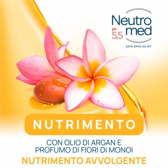 Neutromed Bagnoschiuma Nutrimento Detergente Corpo Delicato con Olio