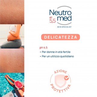 Neutromed Detergente Intimo Delicatezza pH 4.5 Azione Protettiva con