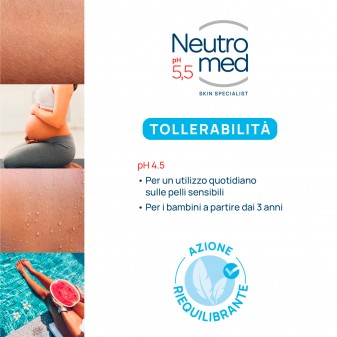 Neutromed Detergente Intimo Tollerabilità pH 4.5 Azione