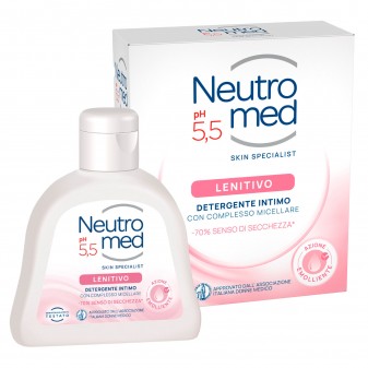 Neutromed Detergente Intimo Lenitivo pH 5.5 Azione Emolliente con