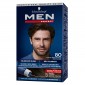 Schwarzkopf Men Perfect Tinta Gel Colorante Facile &amp; Veloce per Capelli Bianchi - 80 Castano Nero Naturale