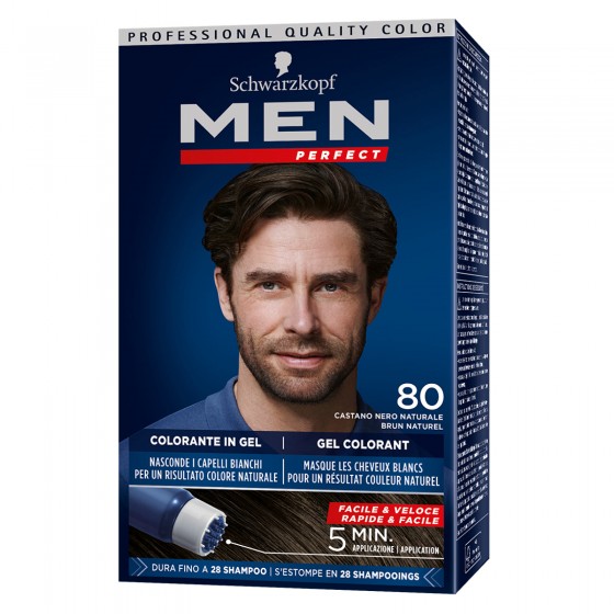 Schwarzkopf Men Perfect Tinta Gel Colorante Facile & Veloce per Schwarzkopf Men Perfect Tinta Gel Colorante Facile & Veloce per