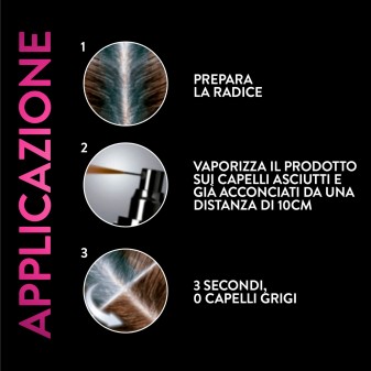 Schwarzkopf Root Retouch Nero Tinta Spray Colorante per Ritocco