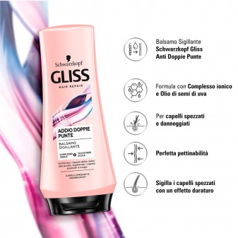 Schwarzkopf Gliss Hair Repair Addio Doppie Punte Balsamo Sigillante