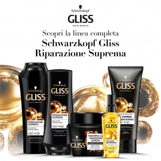 Schwarzkopf Gliss Hair Repair Riparazione Suprema Maschera 2in1 per