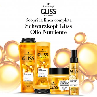 Schwarzkopf Gliss Hair Repair Olio Nutriente Maschera 2in1 per