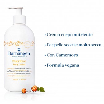 Barnangen Nutritive Crema Corpo Nutriente con Camemoro per Pelle
