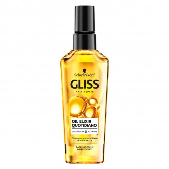 Schwarzkopf Gliss Hair Repair Oil Elixir Quotidiano Olio Spray per Capelli...