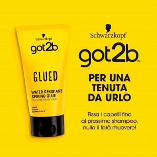 Schwarzkopf Got2be Glued Gel Fissante Waterproof per Capelli a Tenuta