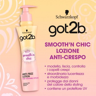 Schwarzkopf Got2be Smooth'n Chic Lozione Protettiva e Lisciante per