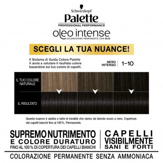 Schwarzkopf Palette Oleo Intense Tinta Permanente con Olio Nutriente