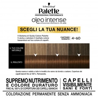 Schwarzkopf Palette Oleo Intense Tinta Permanente con Olio Nutriente