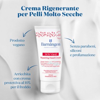 Barnangen SOS Vard Repairing Crema Mani Riparatrice Vegan con Cotone