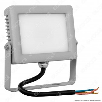 Wiva Faretto LED SMD 10W Ultra Sottile Colore Grigio Con Schermo