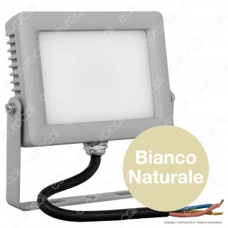 Wiva Faretto LED SMD 10W Ultra Sottile Colore Grigio Con Schermo