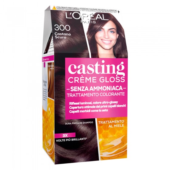 L'Oréal Casting Crème Gloss Trattamento Colorante 300 Castano Scuro L'Oréal Casting Crème Gloss Trattamento Colorante 300 Castano Scuro