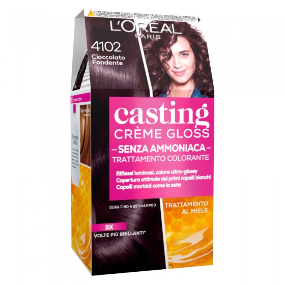 L'Oréal Casting Crème Gloss Trattamento Colorante 4102 Cioccolato L'Oréal Casting Crème Gloss Trattamento Colorante 4102 Cioccolato