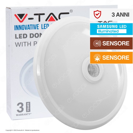 V-Tac Pro VT-13 Plafoniera LED Dome Light 12W SMD Chip Samsung V-Tac Pro VT-13 Plafoniera LED Dome Light 12W SMD Chip Samsung