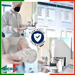 Sicura Protection 50 Mascherine Protettive Filtranti Monouso con