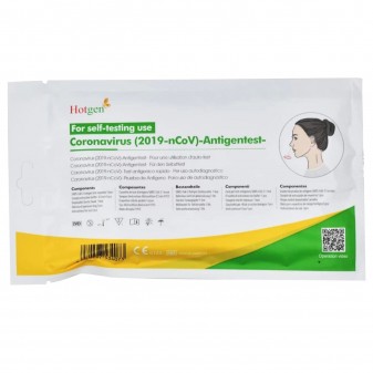Hotgen Kit Tampone Rapido Monouso Fai da Te per Antigene 2019-nCoV
