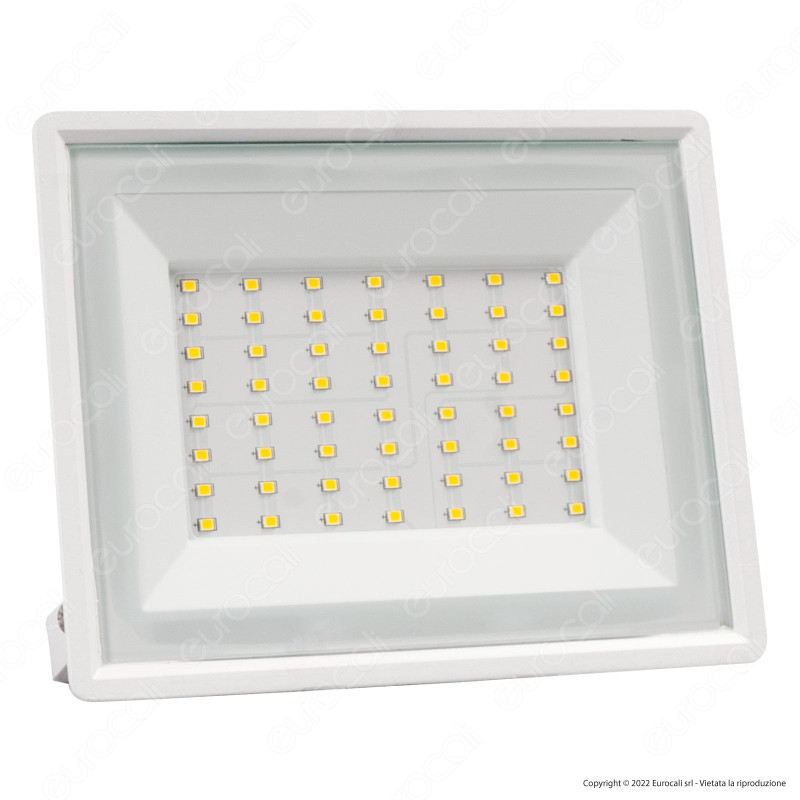 V-Tac VT-4954 Faro LED Floodlight 50W SMD Slim IP65 Bianco - V-Tac VT-4954 Faro LED Floodlight 50W SMD Slim IP65 Bianco -