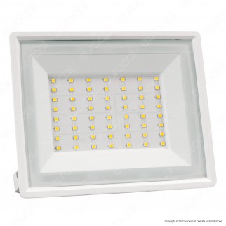 V-Tac VT-4954 Faro LED Floodlight 50W SMD Slim IP65 Bianco - V-Tac VT-4954 Faro LED Floodlight 50W SMD Slim IP65 Bianco -