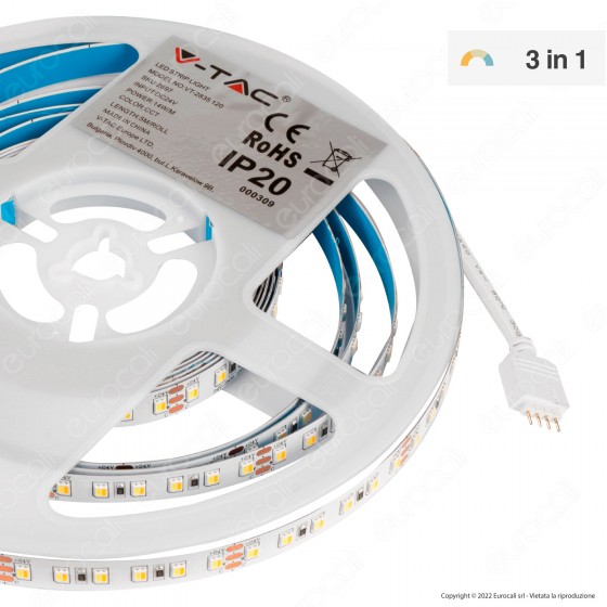 V-Tac VT-2835-120 Striscia LED Flessibile 70W SMD Changing V-Tac VT-2835-120 Striscia LED Flessibile 70W SMD Changing