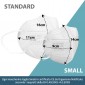 Immagine 7 - Sicura Protection 30 Mascherine Small Filtranti Monouso con