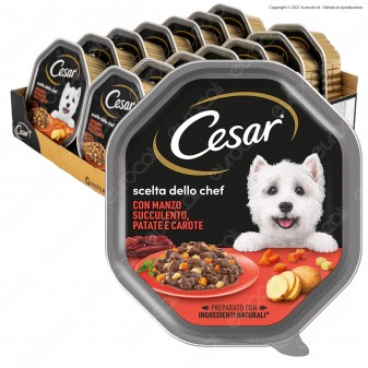 Cesar Scelta dello Chef Cibo per Cani con Manzo Patate e Carote - 14