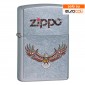 Zippo Accendino a Benzina Ricaricabile ed Antivento con Fantasia Zippo Colorful Eagle - Esclusiva Eurocali - mod. 207