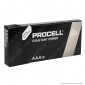 Procell Duracell Constant Power LR03 Mini Stilo AAA Micro 1.5V for Low Drain Devices Pile Alcaline - Confezione da 10 Batterie
