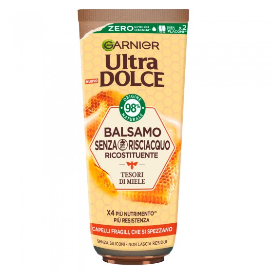 Garnier Ultra Dolce Balsamo Senza Risciacquo Ricostituente con Tesori Garnier Ultra Dolce Balsamo Senza Risciacquo Ricostituente con Tesori