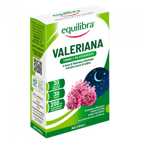 Equilibra Integratore Valeriana Sonno e Rilassamento Naturale - Equilibra Integratore Valeriana Sonno e Rilassamento Naturale -
