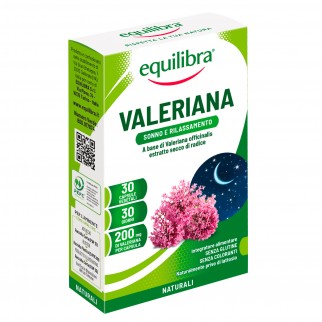 Equilibra Integratore Valeriana Sonno e Rilassamento Naturale -
