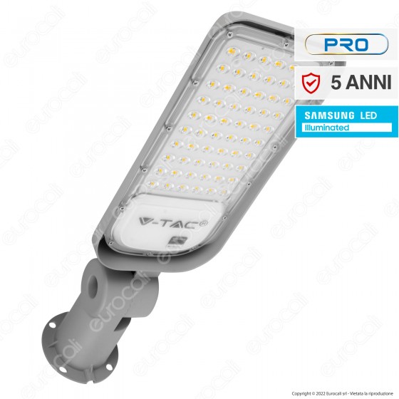 V-Tac Pro VT-79ST Lampada Stradale LED 70W SMD Lampione IP65 V-Tac Pro VT-79ST Lampada Stradale LED 70W SMD Lampione IP65