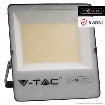V-Tac Evolution VT-200185 Faro LED Floodlight 200W SMD IP65 Nero -