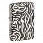 Zippo Premium Accendino a Benzina Ricaricabile ed Antivento con Fantasia Zebra Skin Design - mod. 48223