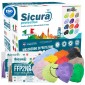 Sicura Protection 48 Mascherine Protettive Colorate Filtranti Monouso con Fattore di Protezione Certificato FFP2 NR in TNT