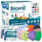 Immagine 1 - Sicura Protection 48 Mascherine Protettive Colorate Filtranti Monouso