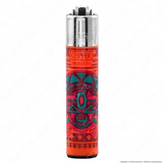 Clipper Micro Accendino Piccolo Fantasia Tribal Days 3 - Serie da 4