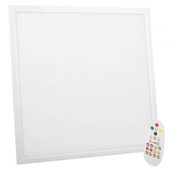 Pannello LED Quadrato 60x60 40W RGB+W SMD con Telecomando Pannello LED Quadrato 60x60 40W RGB+W SMD con Telecomando