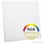 Immagine 2 - Pannello LED Quadrato 60x60 40W RGB+W SMD Dimmerabile con Telecomando [TERMINATO]