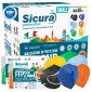 Immagine 1 - Sicura Protection 48 Mascherine Small Protettive Colorate Filtranti
