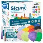 Immagine 1 - Sicura Protection 48 Mascherine Small Protettive Colorate Filtranti